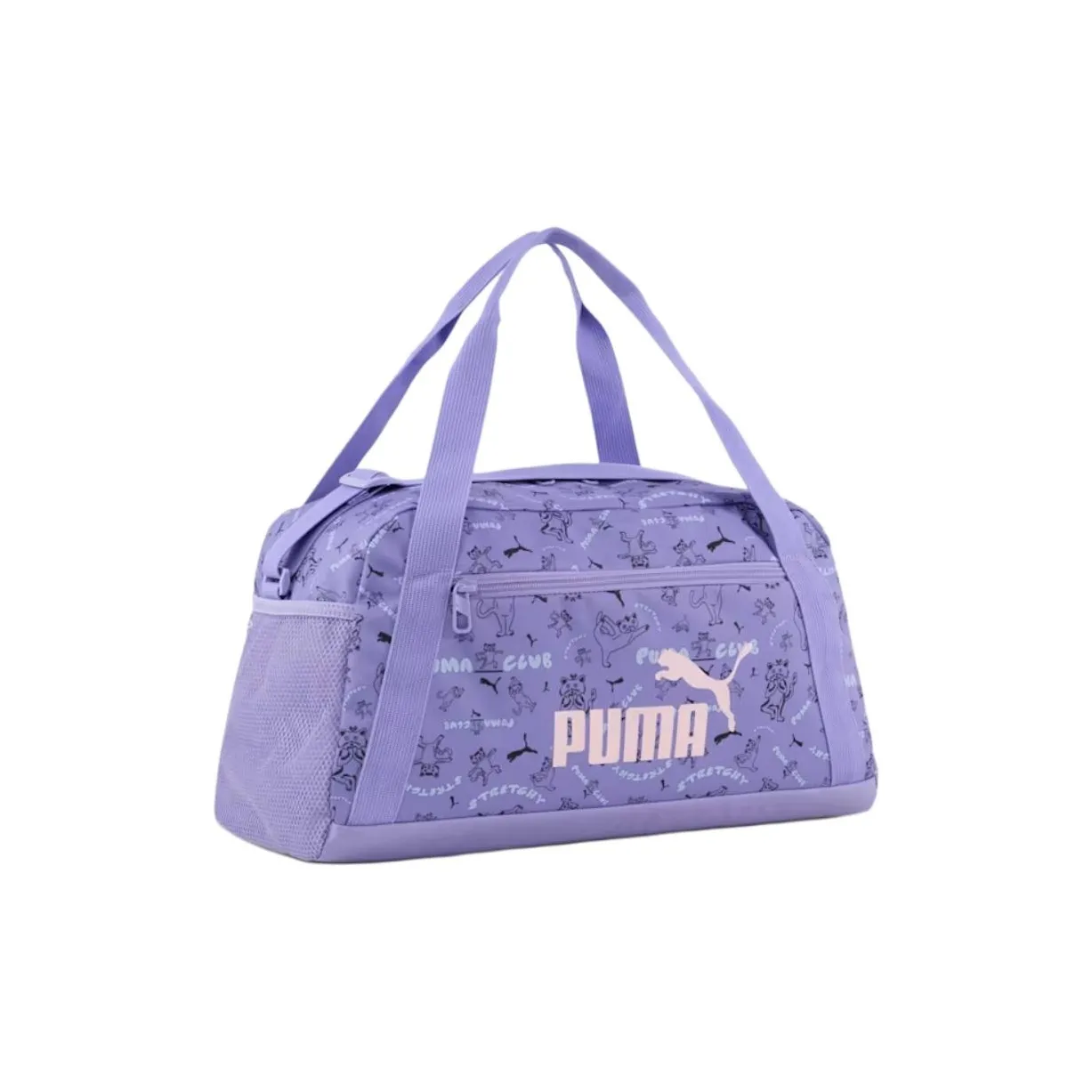 PUMA PhaseAOP Polyester Travel Bag 17L Kids' Lavender