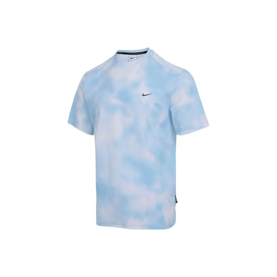 Nike Dri Fit ADV T Рубашка Мужская Синяя Белая