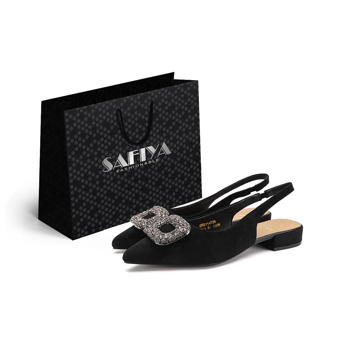 Safiya One Ремешок Сандалии Женские Черные