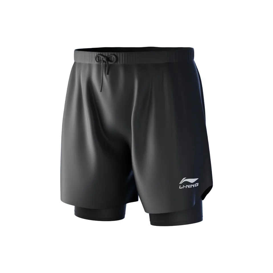 Лайнер Спортивные Шорты Унисекс Крутой Черный