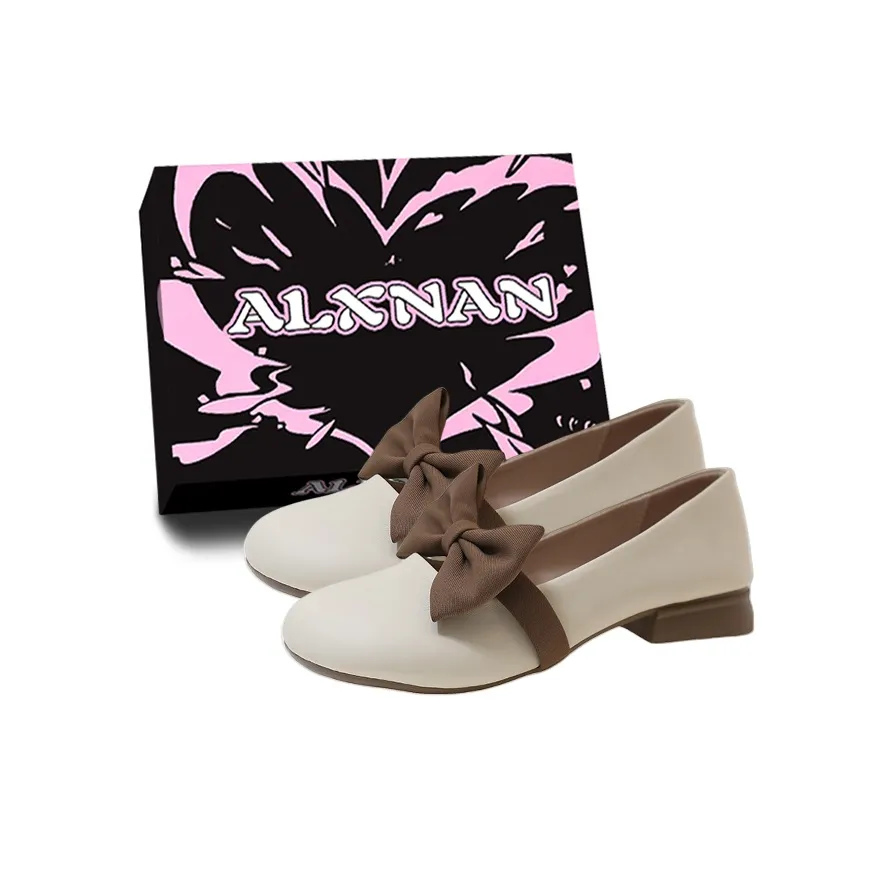 ALXNAN Грубый каблук Туфли Мэри Джейн Женские