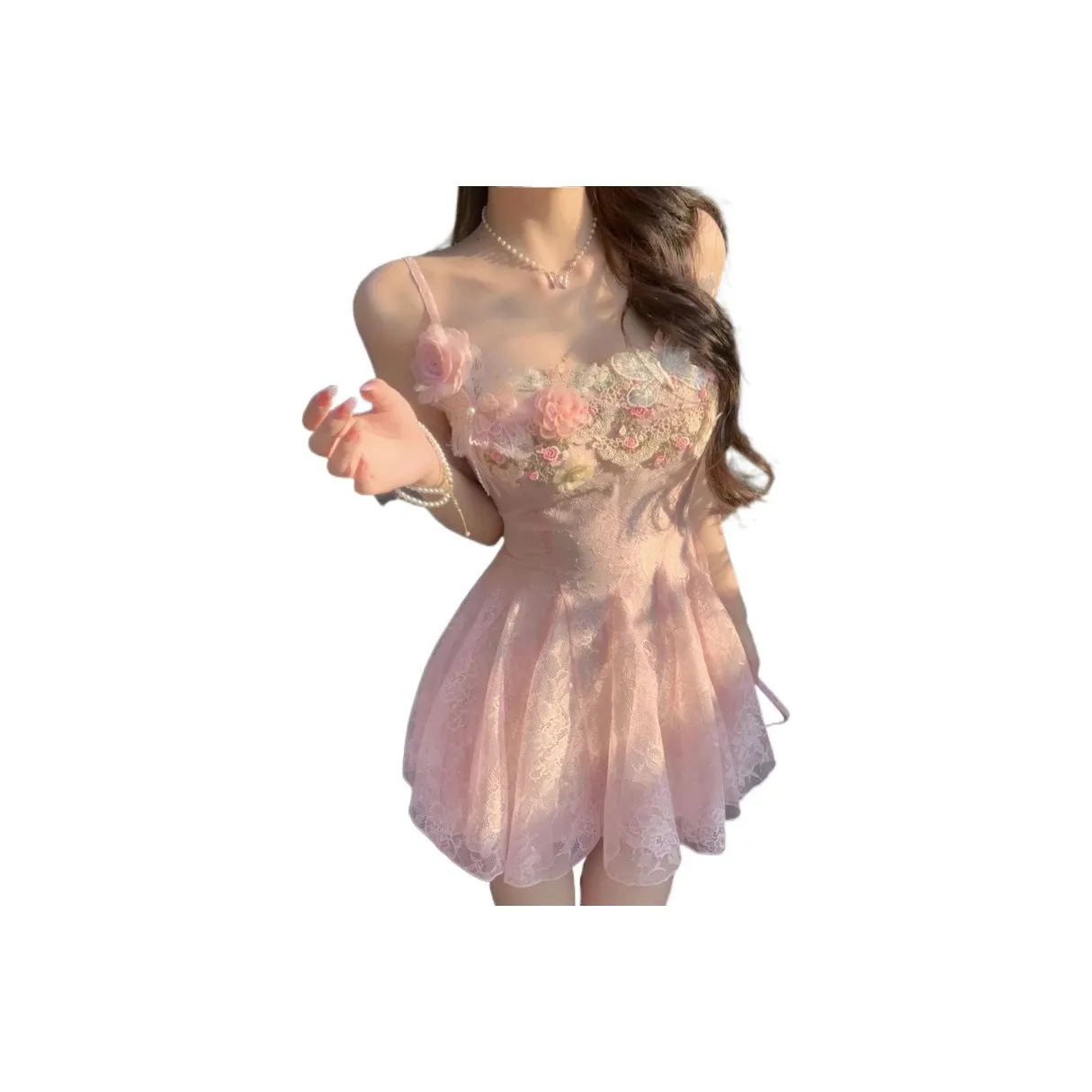 UYH Розовая Короткая Юбка Женская Слиповая