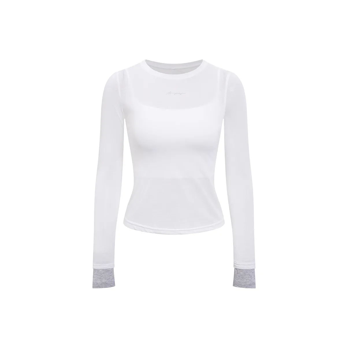 Ariseism Long Sleeved T Shirt For Women's Spring Slim Fit Slimming Top Women's