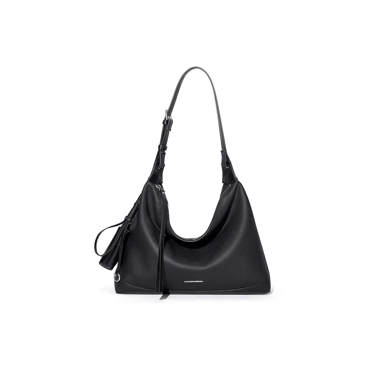 CNOLES Сумка через плечо из крупнозернистой текстуры коровьей кожи женская черная желтая коричневая