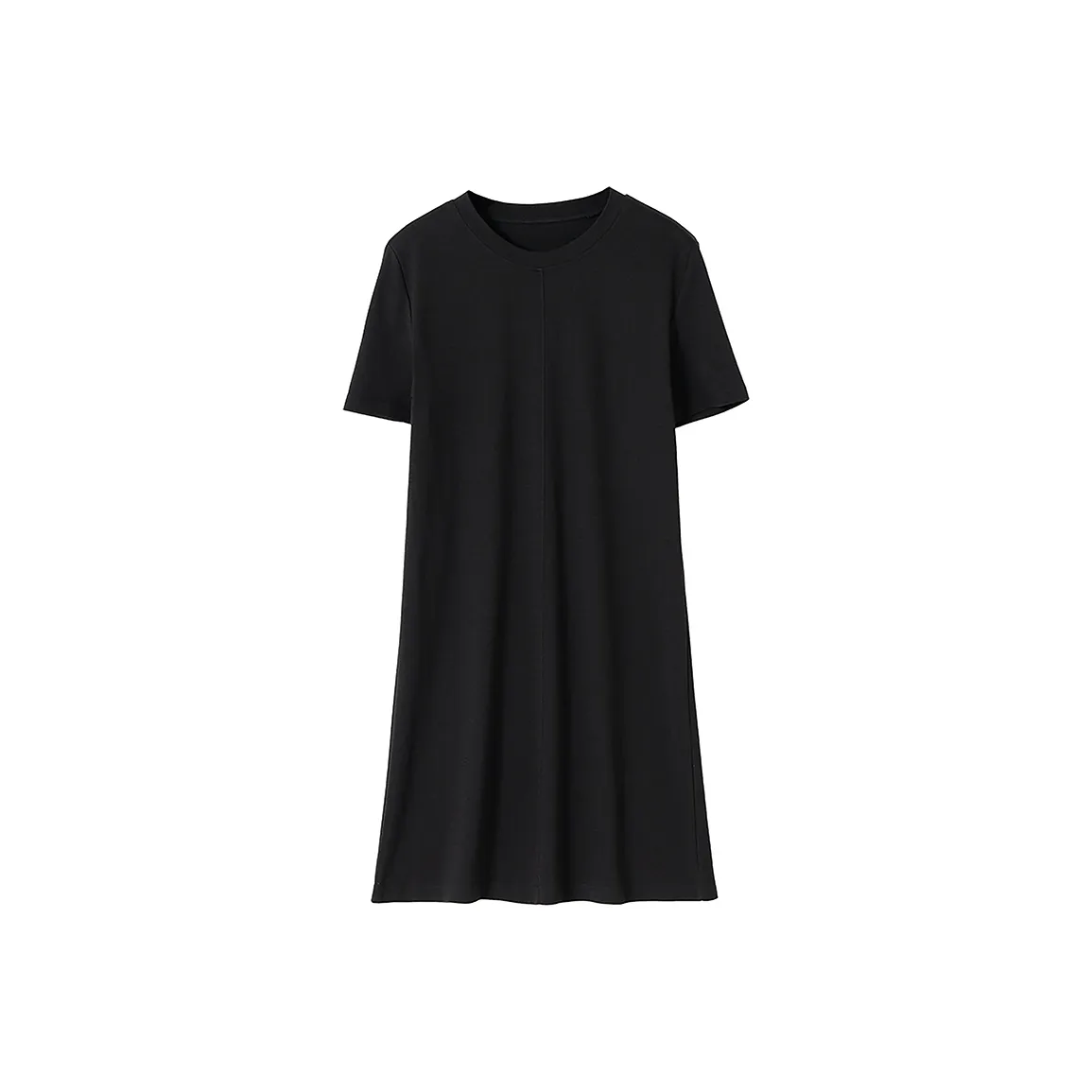 SOON FLOWER Короткий рукав Платье Женское Черное