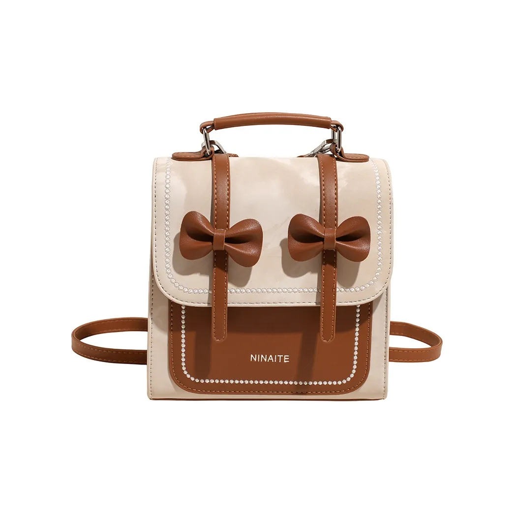 ZOGA PU Backpack Regular Women's Ecru/Silver/Black/Green/Pink