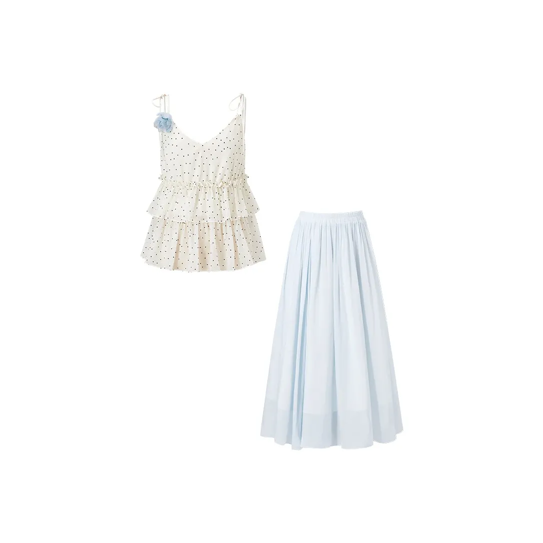 ACAINES Two Piece Skirt Sets Women's