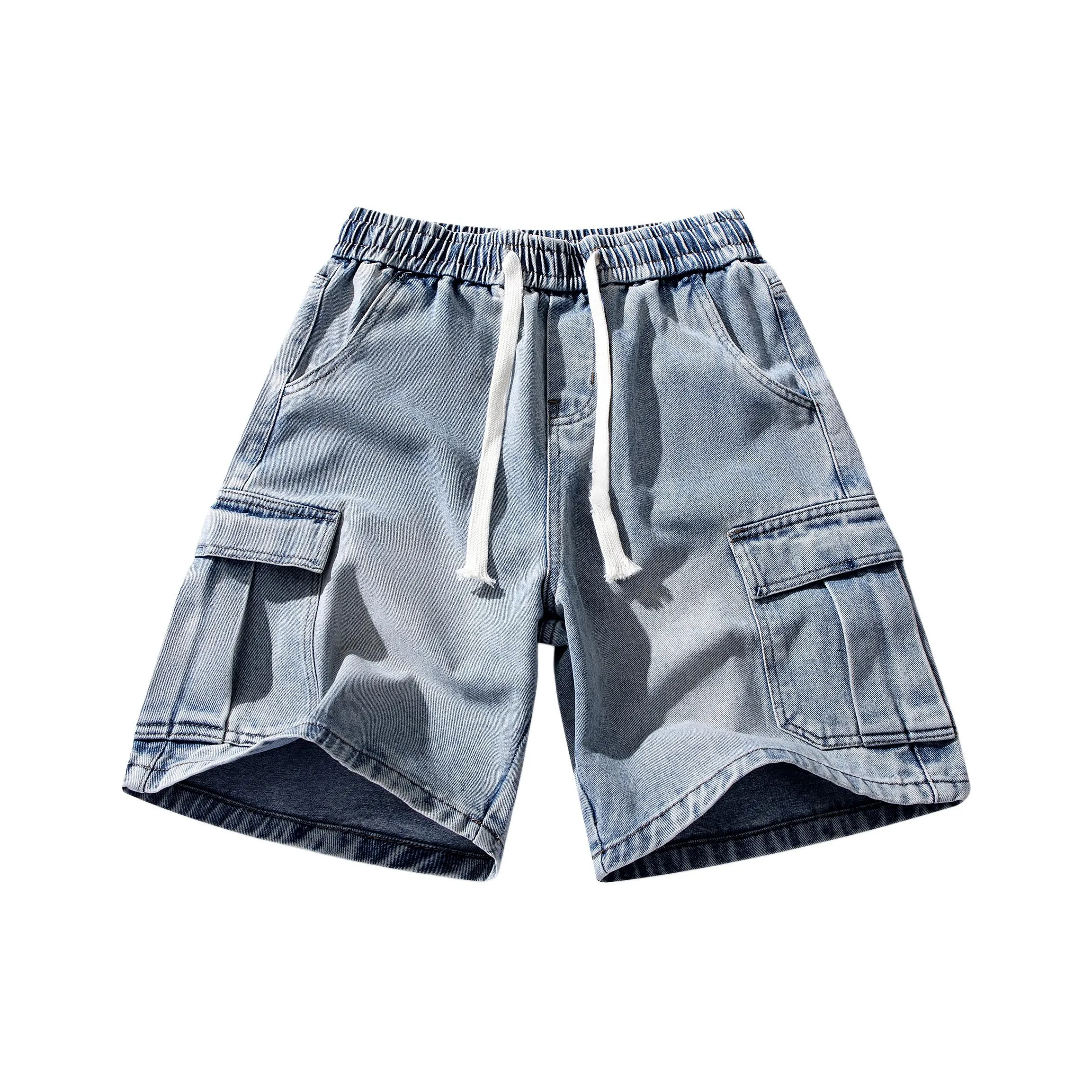 IGOI Синие Унисекс Джинсовые Шорты