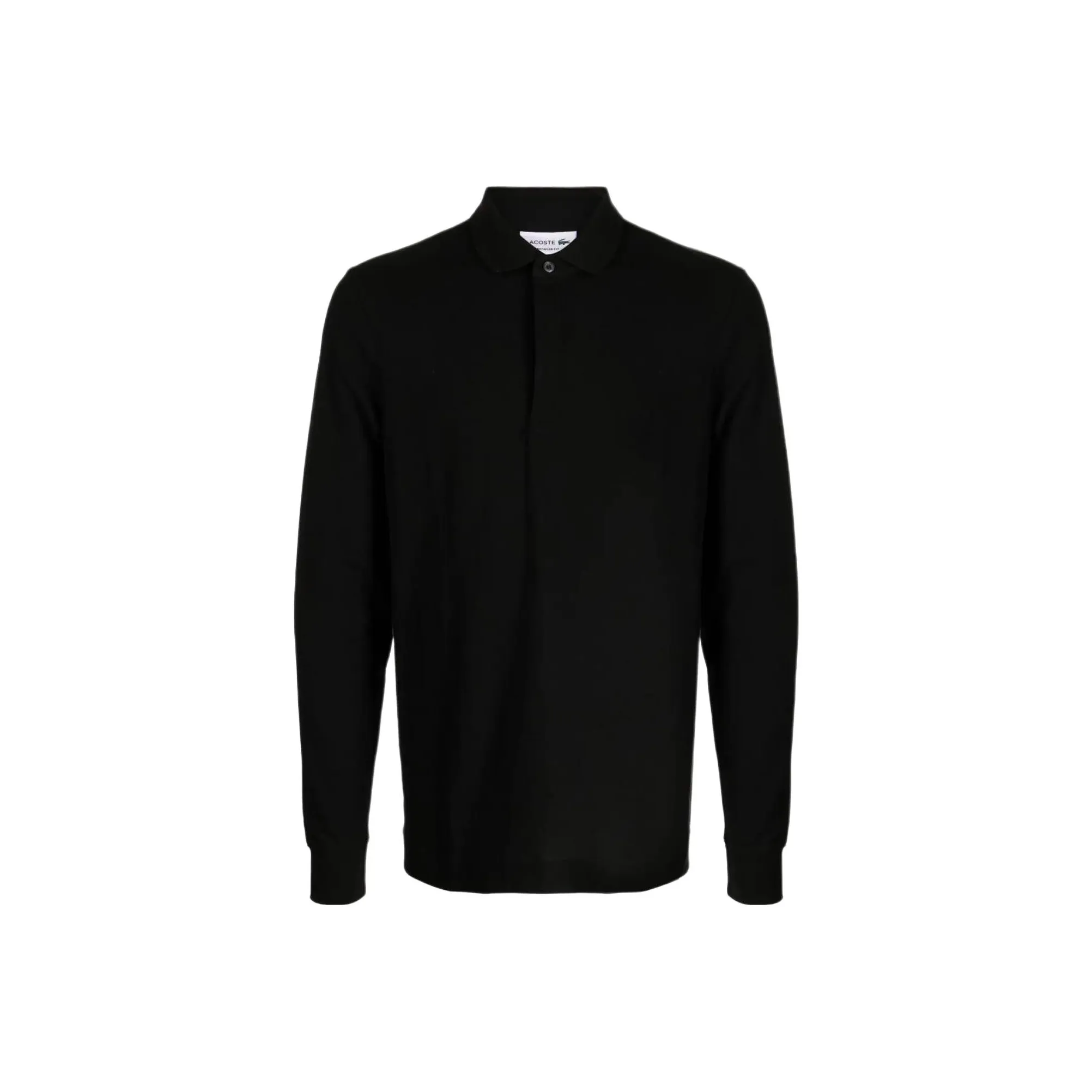 LACOSTE Collaboration Мужская Поло Рубашка Черного Цвета