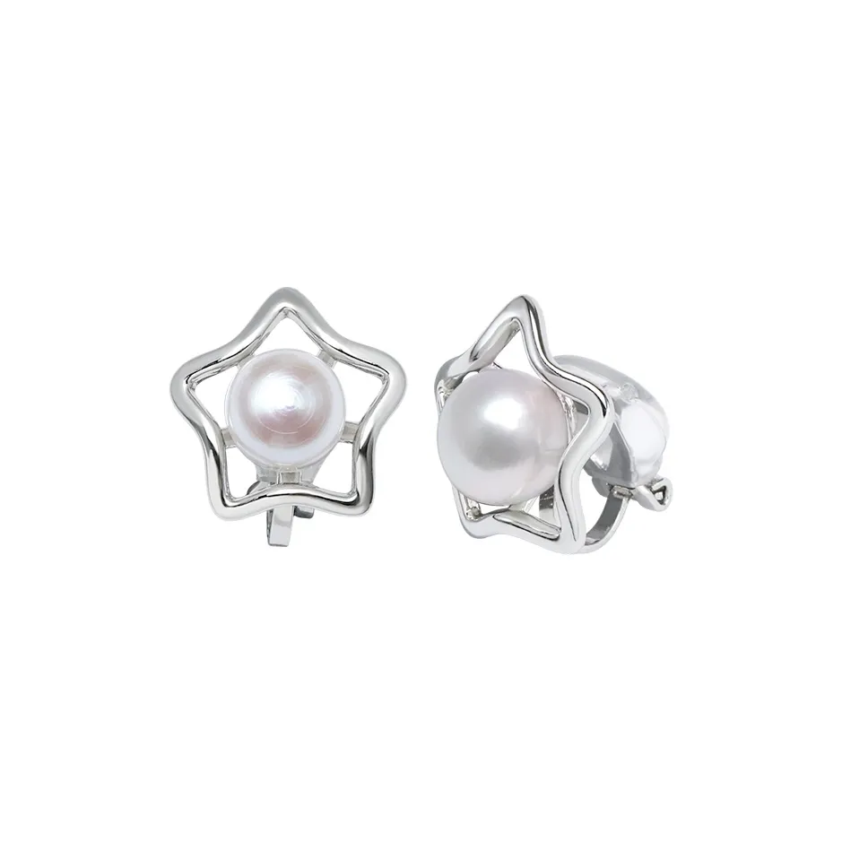 IDOKAWA Pearl Clip On Earrings Women's