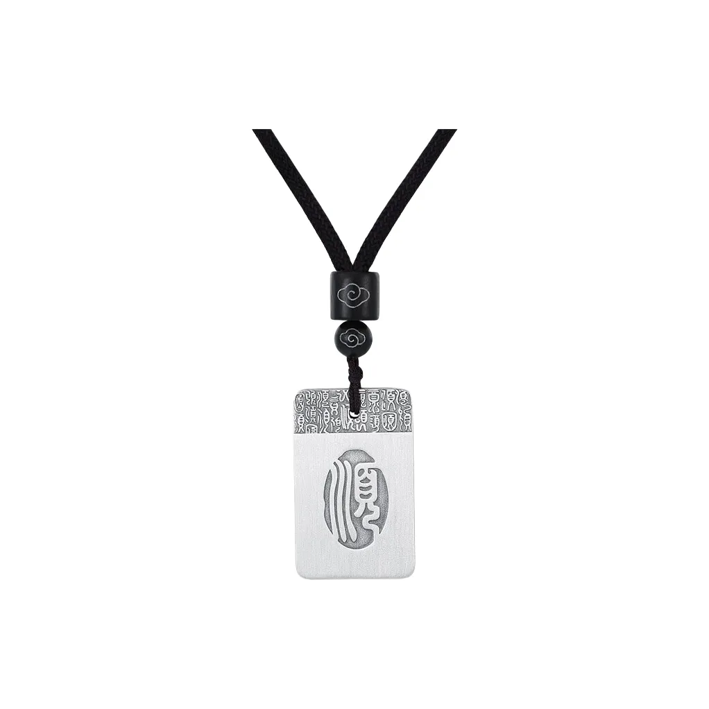 FUYUFU Sterling Silver S999 Fine Silver Necklaces Unisex