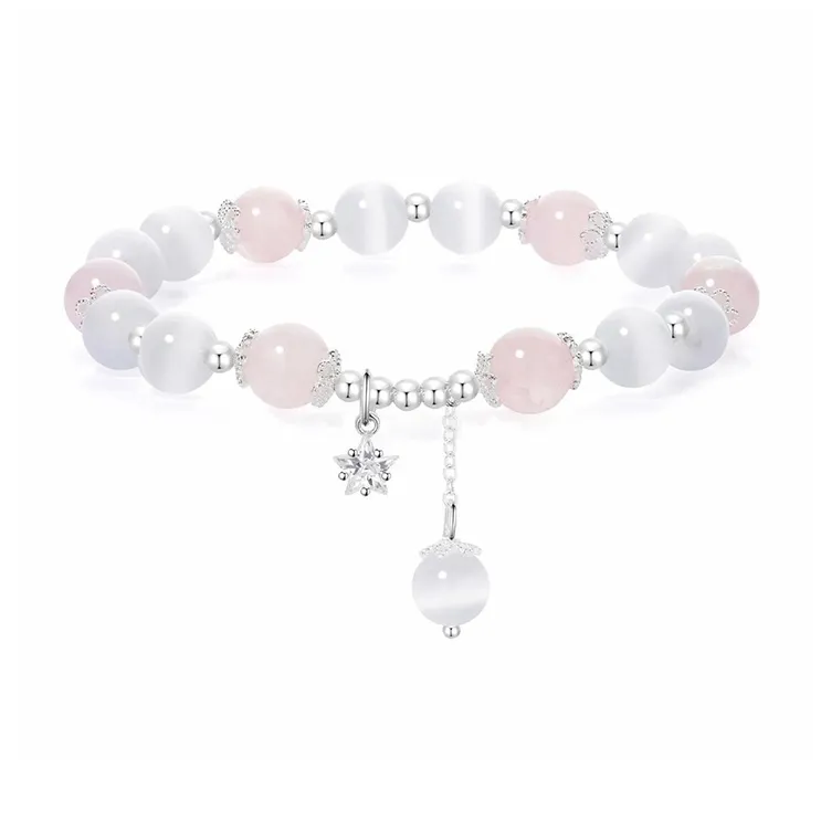 LuluCanaan Glass Cat Eye Bracelets Women's