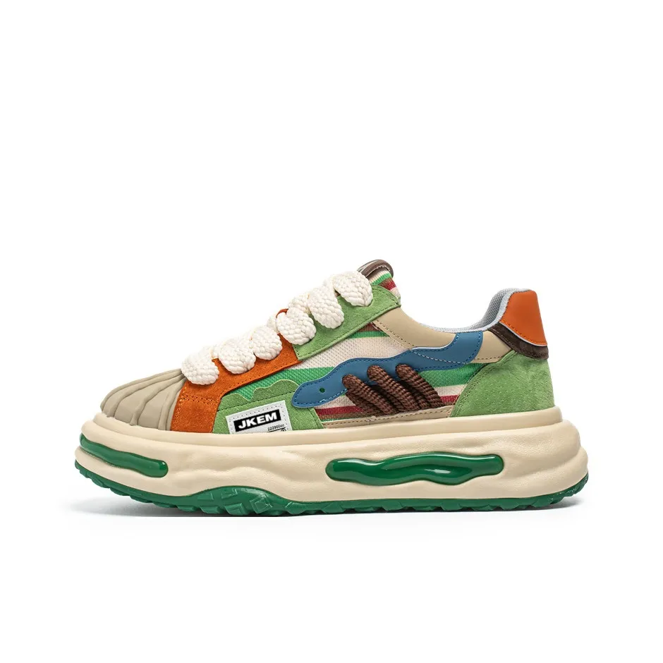 JKEM Амортизация Дышащий Увеличение Высоты Низкий Топ Повседневный Мужской