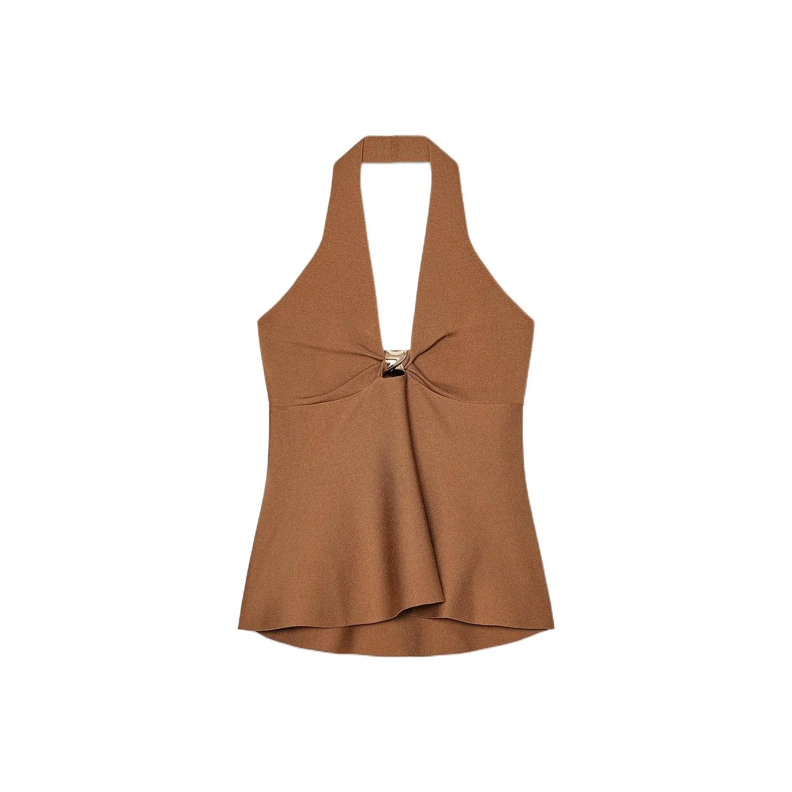 ZARA Tank Tops Women's Tan