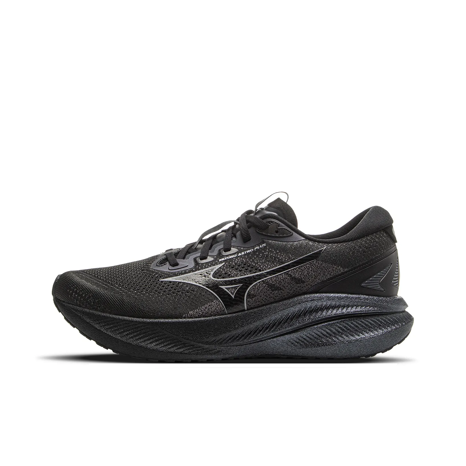 Mizuno ASTRO PLUS Low Top Casual Running Shoes Unisex Black