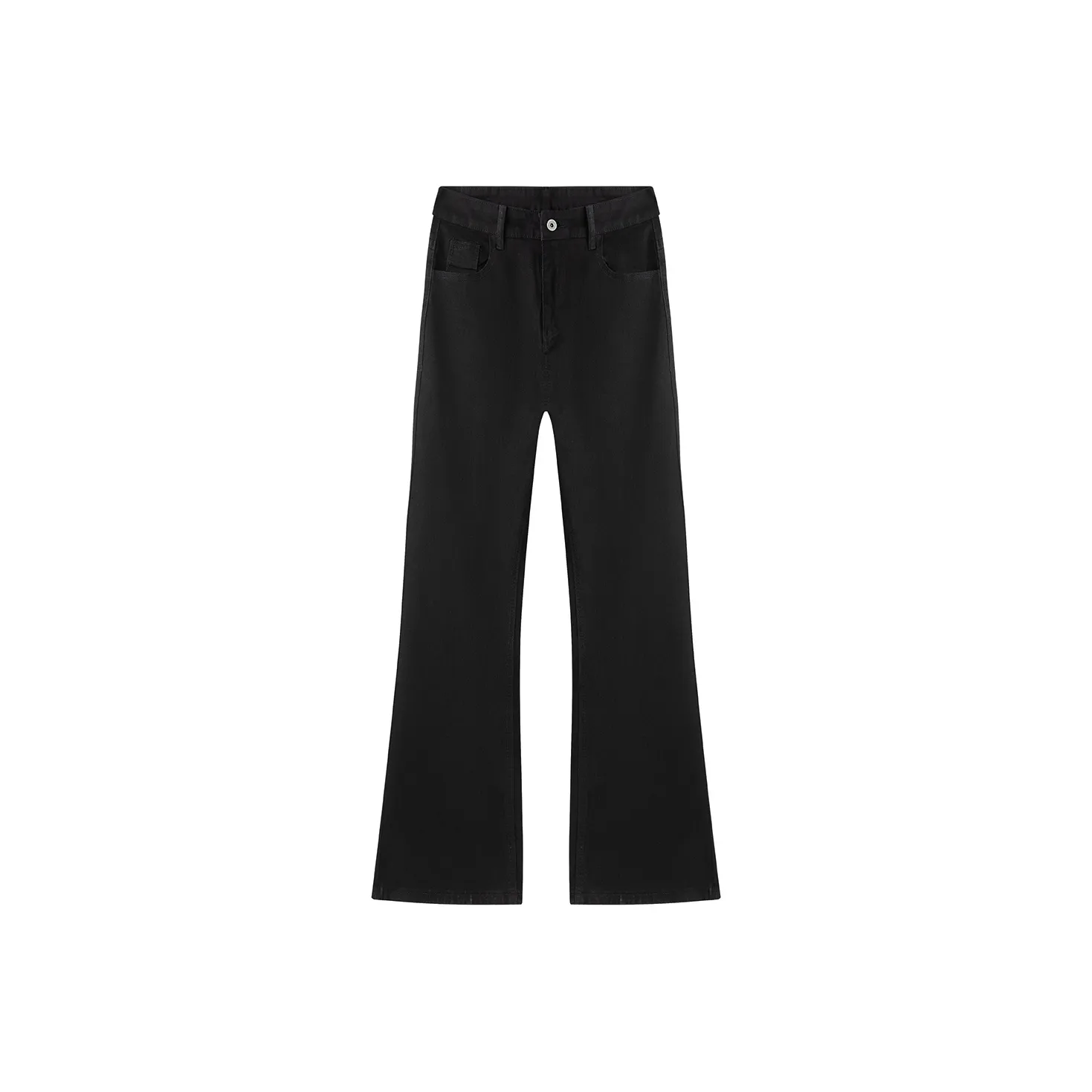 SAME FLOW Черные Джинсы Буткат Эластичные Улучшенные Унисекс