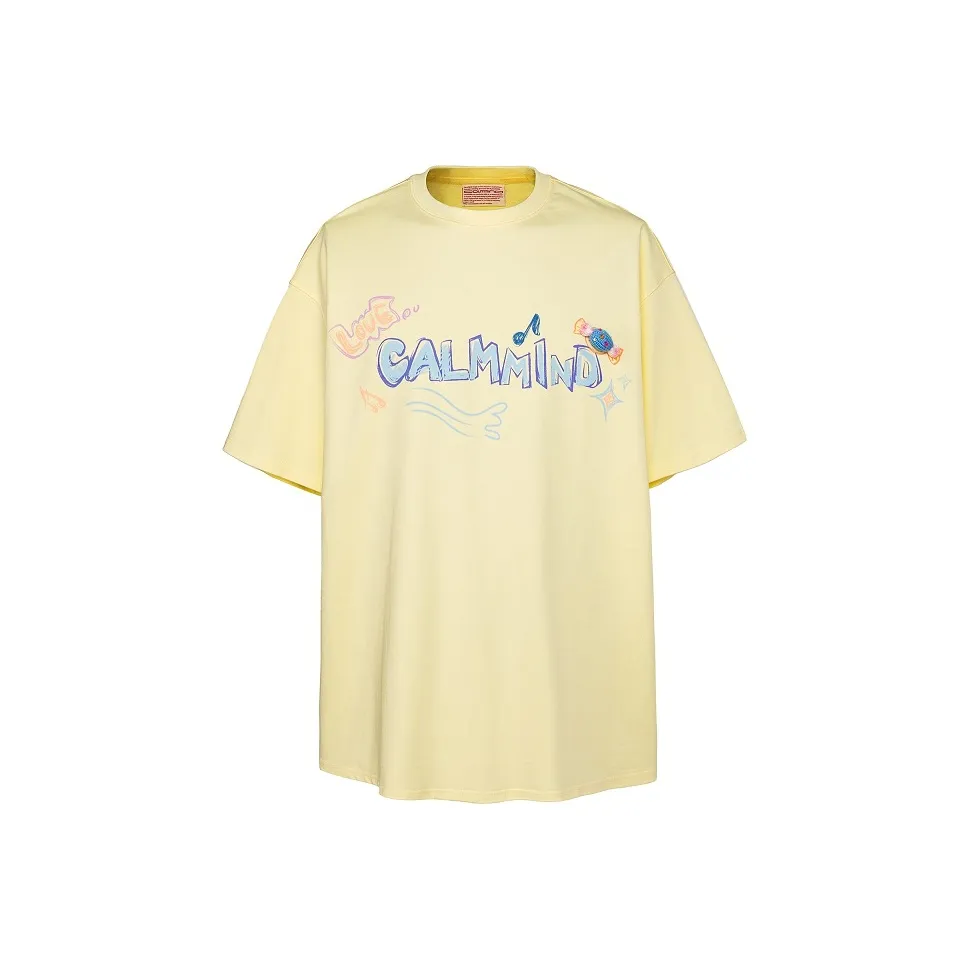 CALMMIND Желтые Женские Футболки