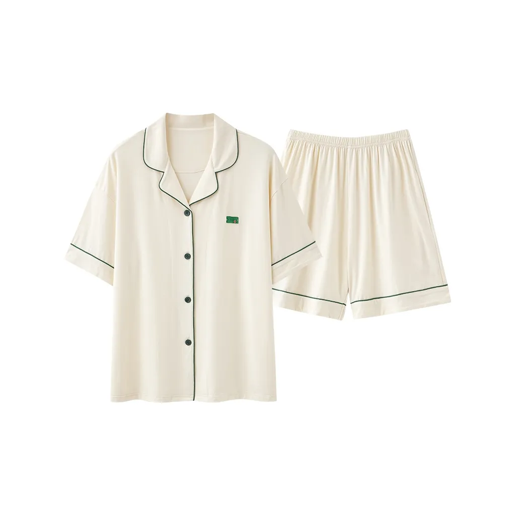 Pretty lady Молочный белый Женские Пижамные комплекты