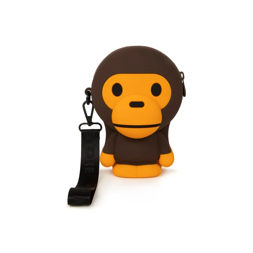 BABY MILO STORE BY A BATHING APE Резиновый Путешественный Мешок для хранения Унисекс Кофе BWX