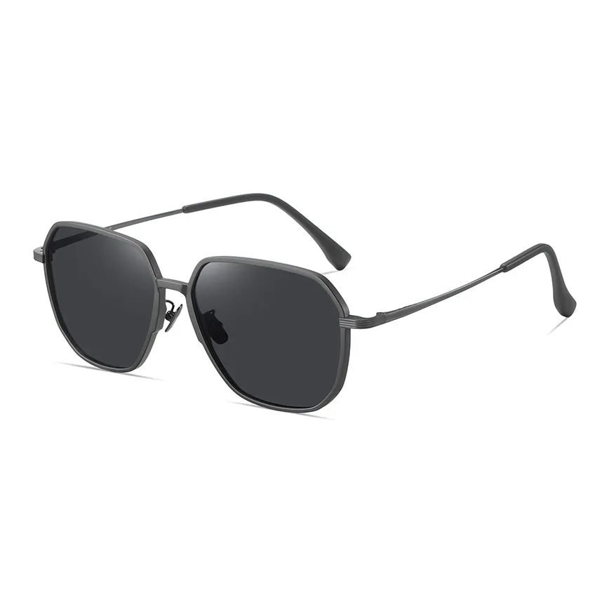 PRETTYALLUSION TR/Memory Plastic Grilamid TR90 Irregular Shape M3122 Sunglasses Men's