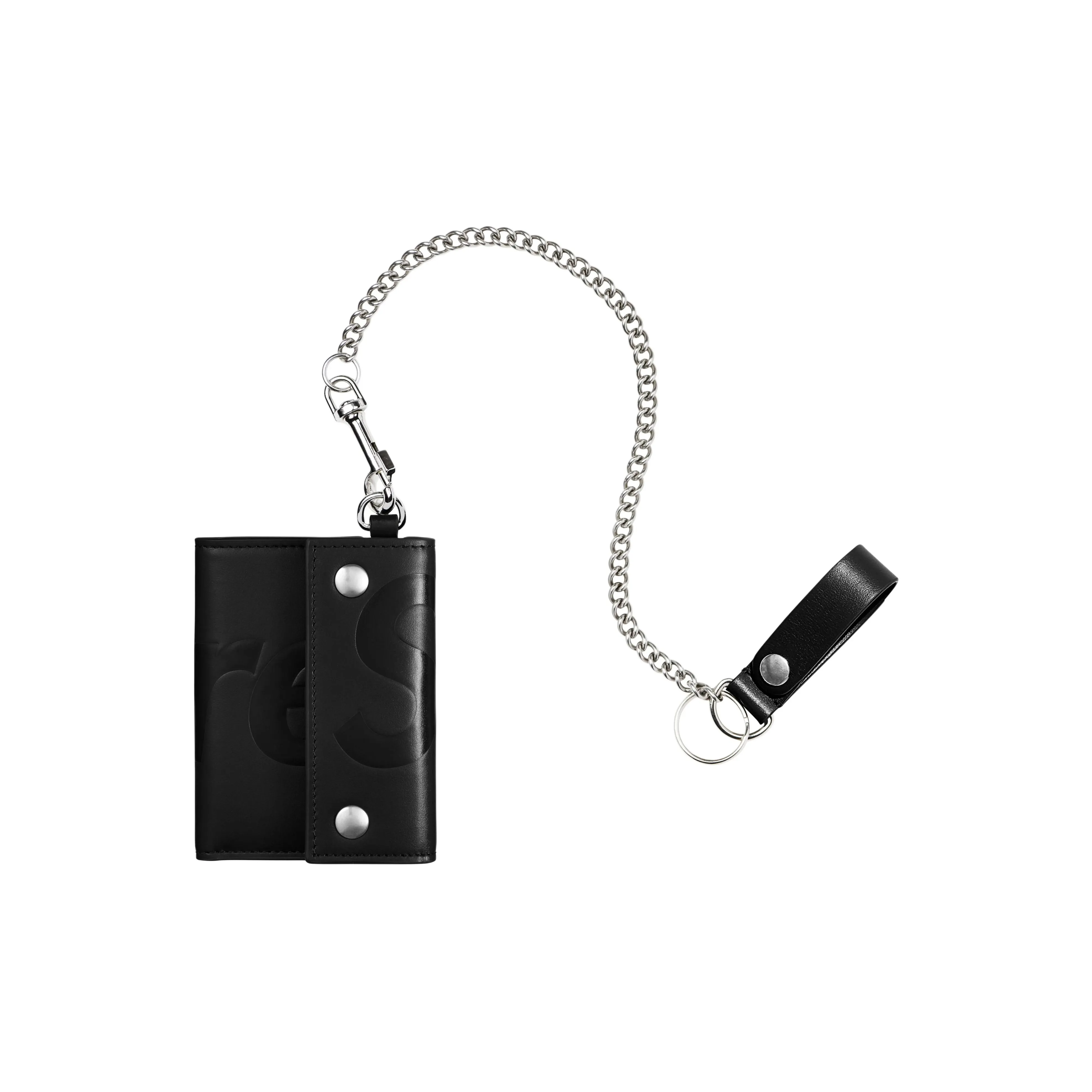 Supreme Calfskin Wallet Regular Unisex Black