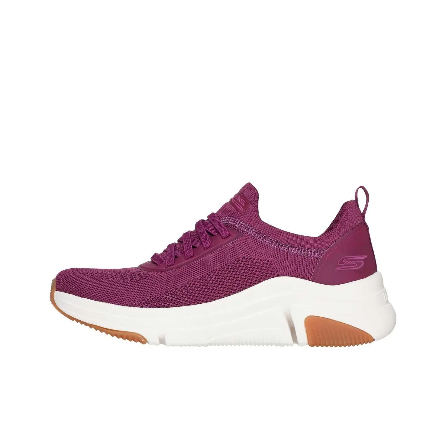 Skechers BOBS Sport Sparrow Fle Low Top Casual Shoes Women's Purple