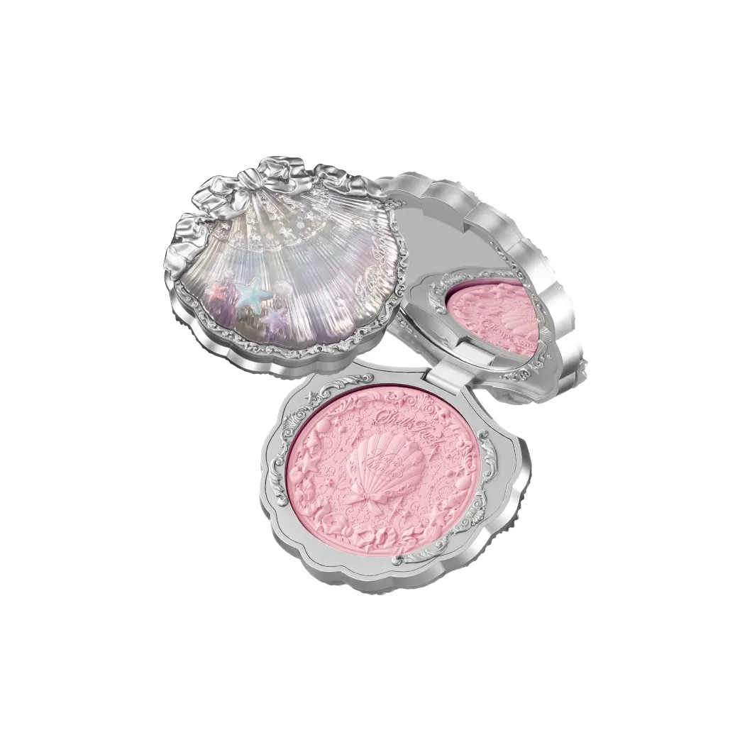 FlowerKnows Shell Pearl Collection Silk Satin Blush Matte Face Matte