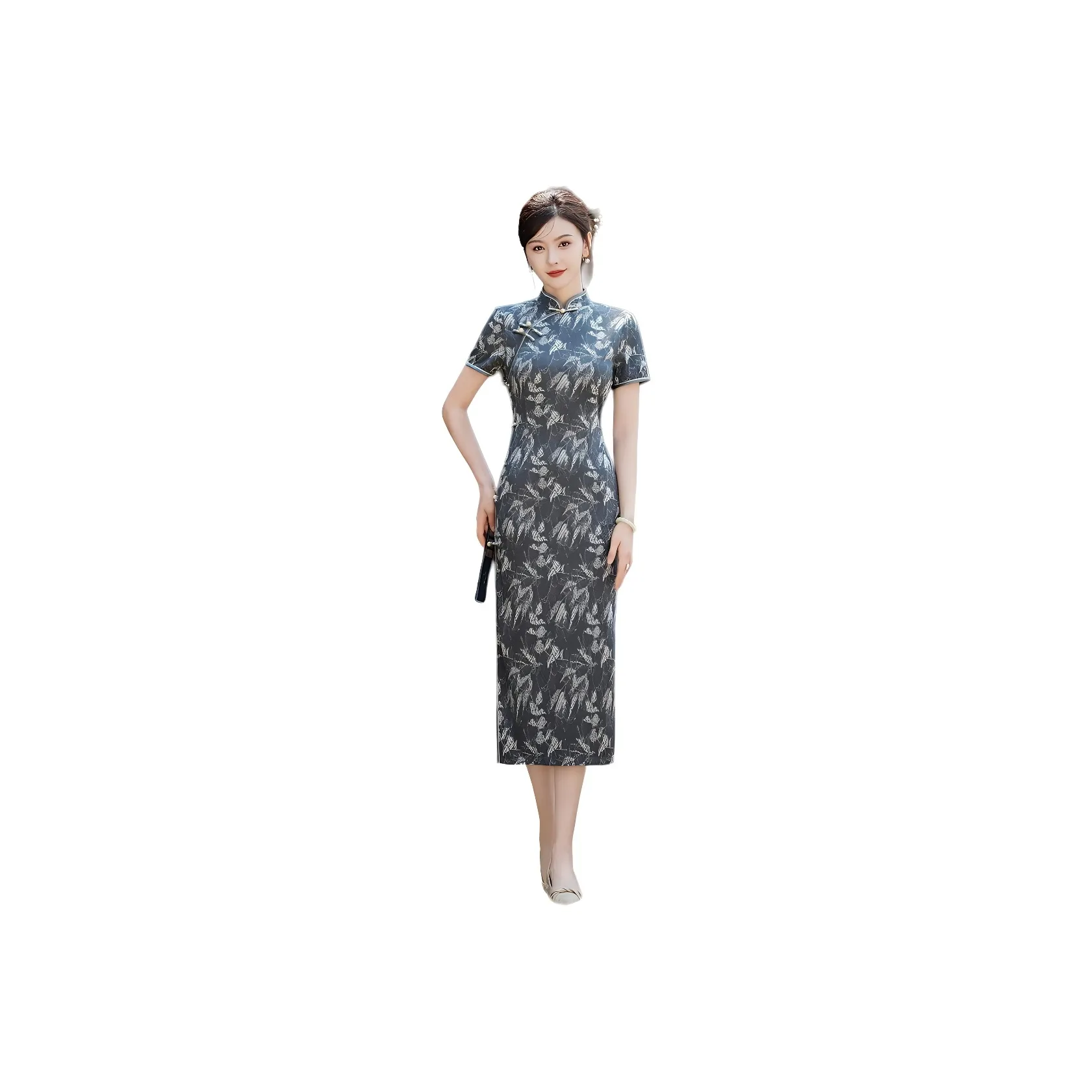 ENEESSI Cheongsams Women's Gray
