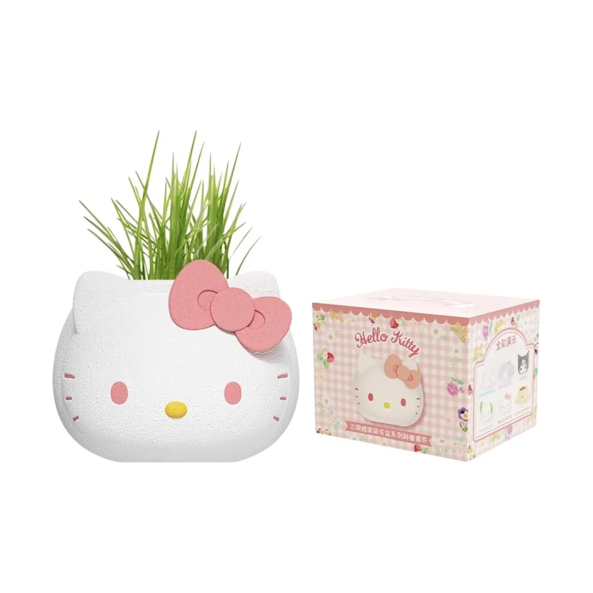 Wolf Bowang Sannrio Санрио Цветочный дизайн Pot Коллекция Для посадки Орнамент Аниме мерч