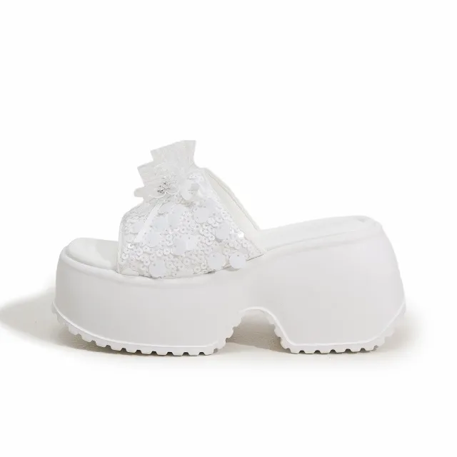 Milan Love Song Резина Пена Подошва Противоскользящий Устойчивый к износу Амортизация Слипоны Женские