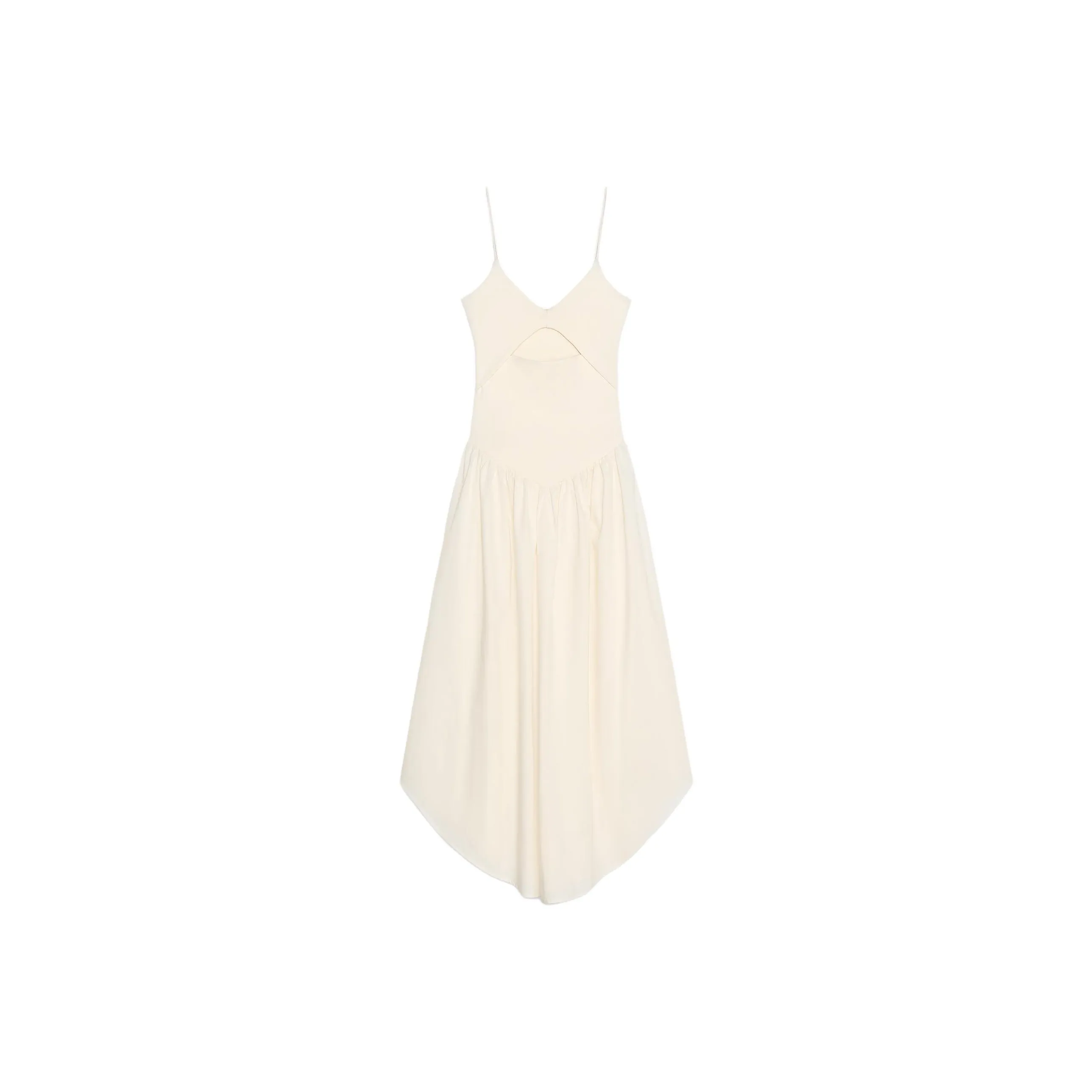 ZARA Slip Dresses Women's White