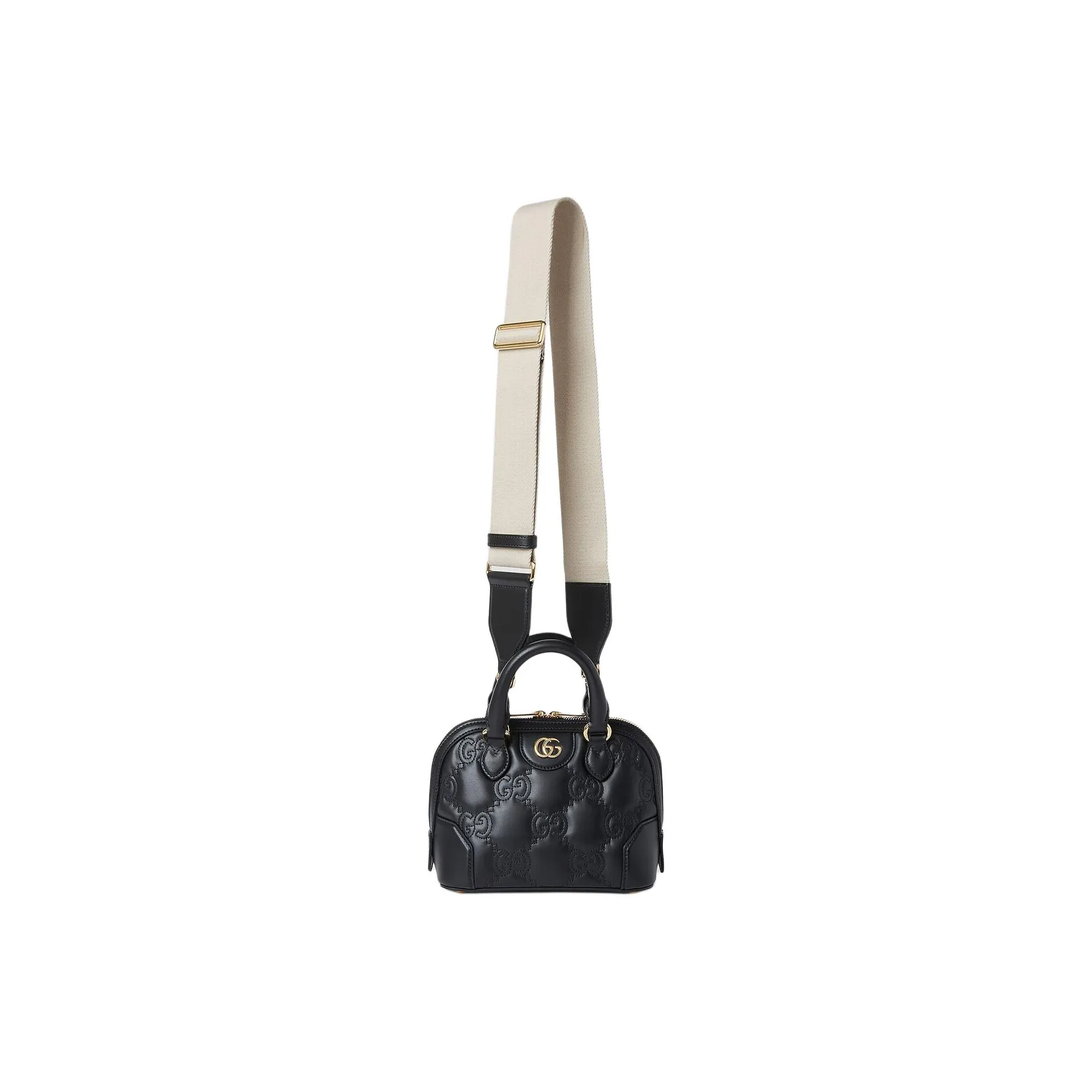GUCCI GG Matelassé Leather Controller Boston Bag Controller Boston Bag Trumpets Women's Black