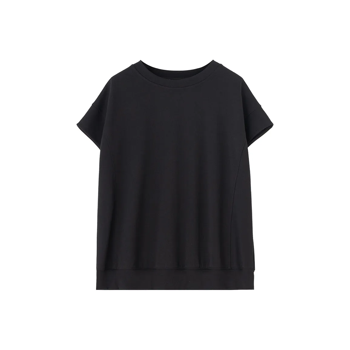 SOON FLOWER Drop Shoulder Sleeve T Shirt Women's White