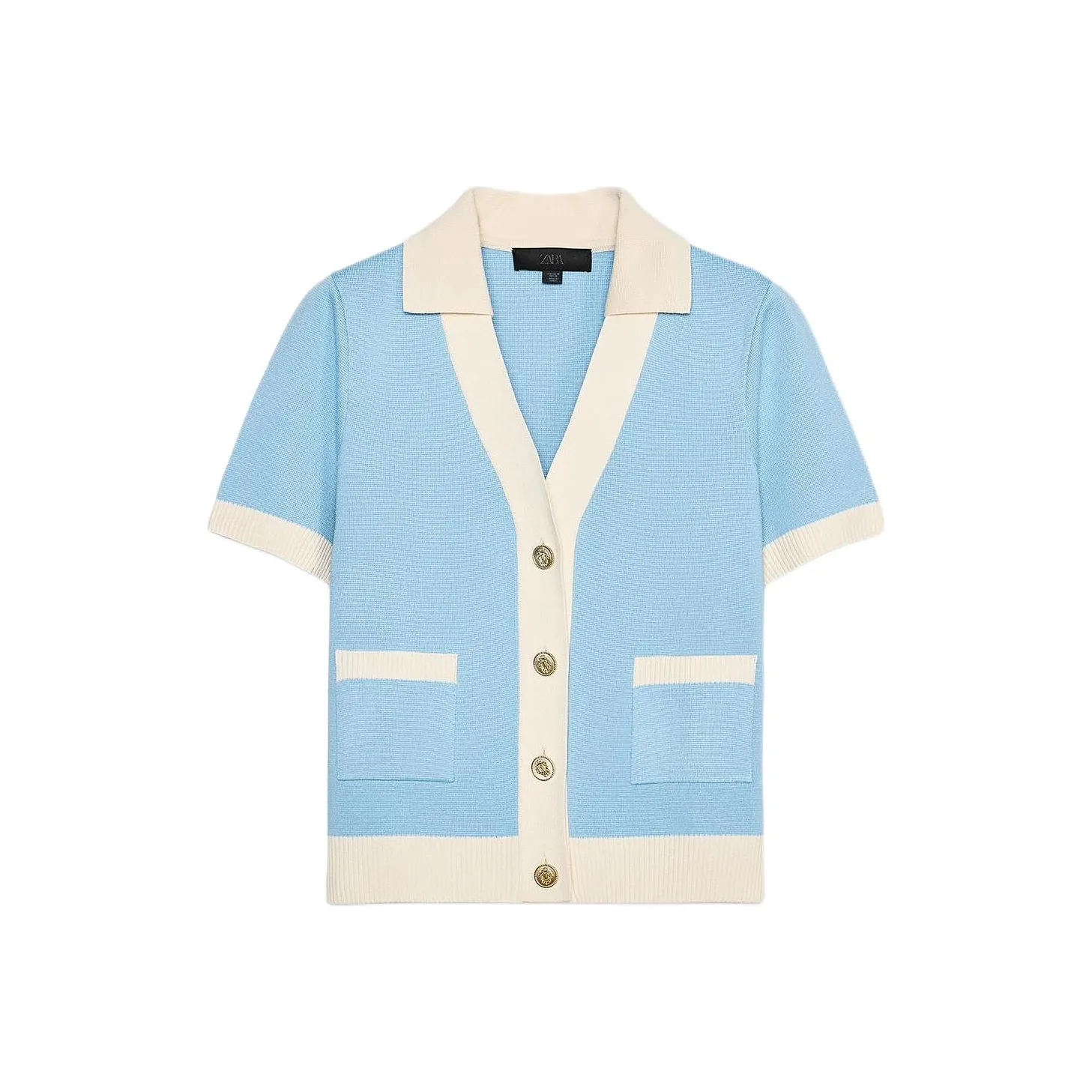 ZARA Knitwear Women's Light Blue
