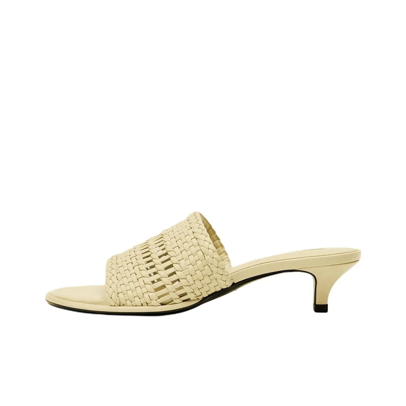 ZARA Abrasion Resistant Slide Slippers Women's Vanilla Yellow