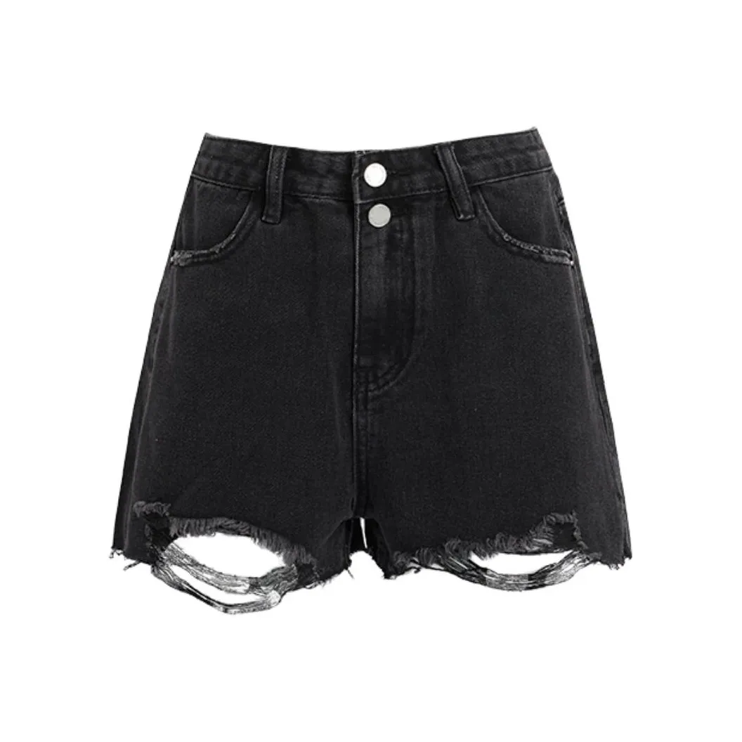 OROI Джинсовые шорты Женские Черные