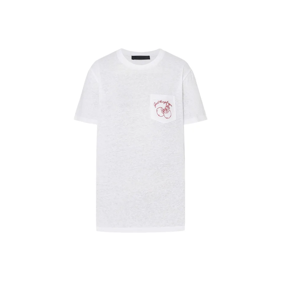 MO&CO T Shirts Women's Bleached White