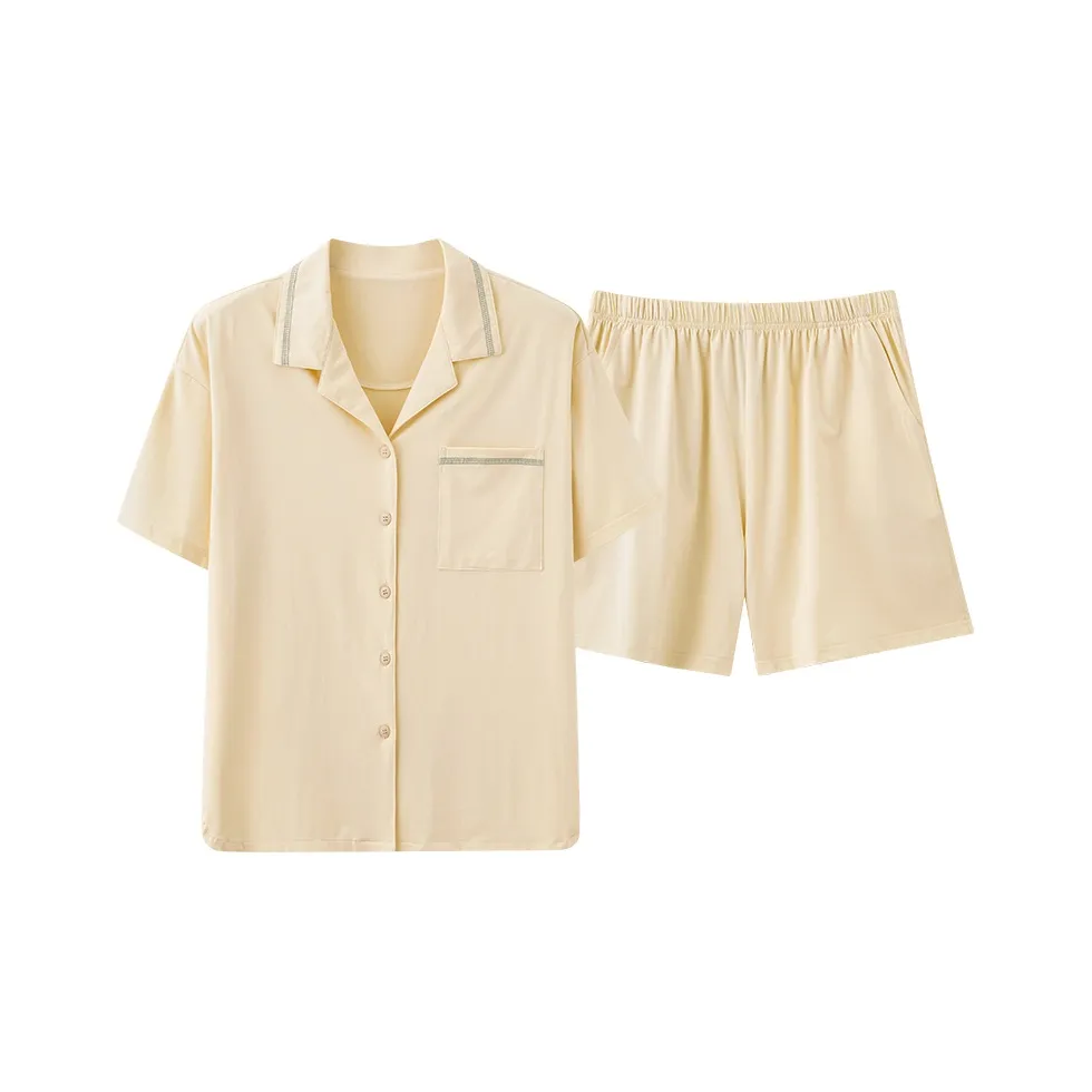 Pretty lady Светло-желтый Женские Пижамные комплекты