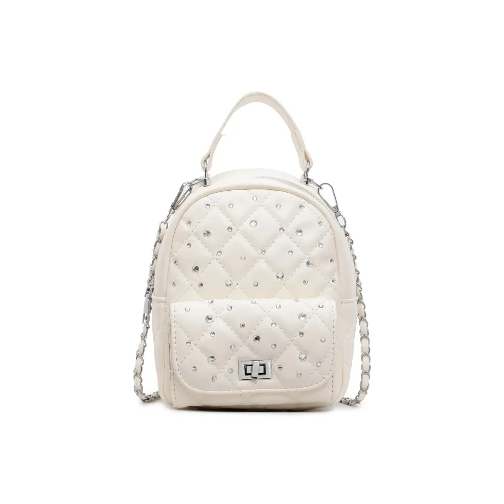 BAODIDAISHU PU Commute Backpack Shopping Travel Backpack Regular Women's White/Black/Red/Yellow/Denim Blue/Pink Purple