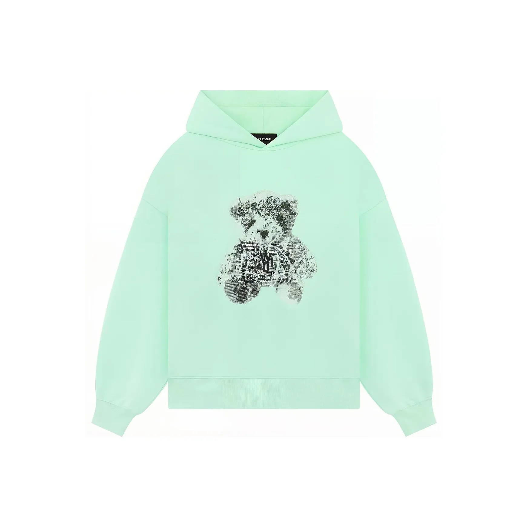 WE11DONE Teddy Bear Cotton Hoodie