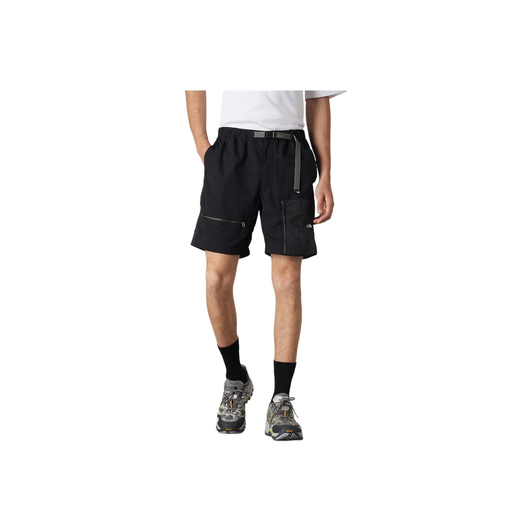 checked semi-sheer dress UE Collection City Outdoor Collection SS25 Casual Shorts Men's Cosmic Black