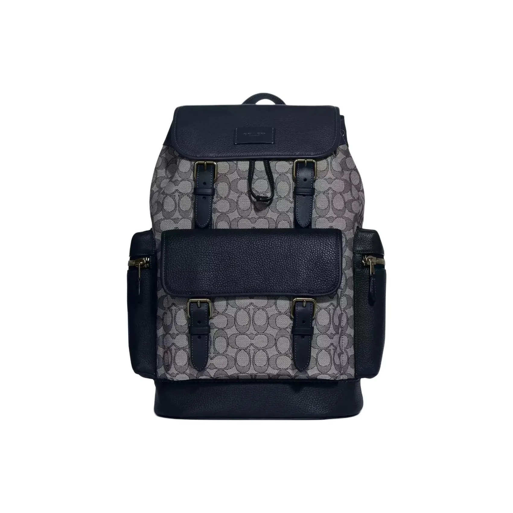 COACH Sprint Calfskin Backpack Tubas Men's Marine Blue