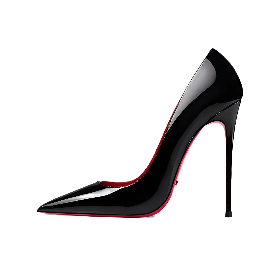 Lan Miao Slim Heel High Heels 12CM Women's Black