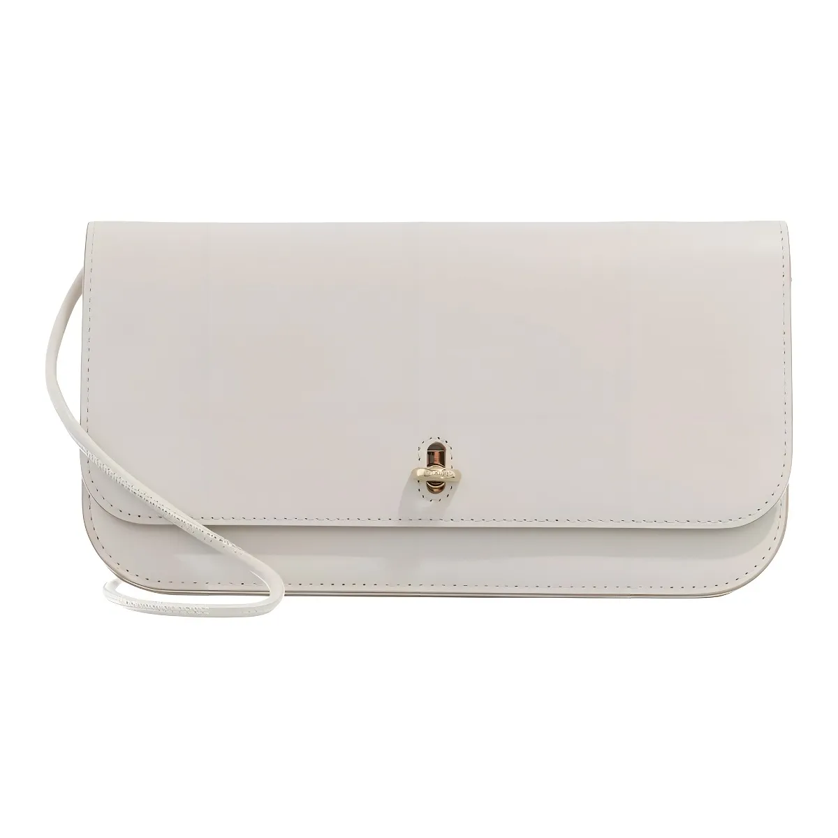 Furla Гладкая кожа Сумка через плечо Сумка на плечо Женская Хлопковая конфета Белый