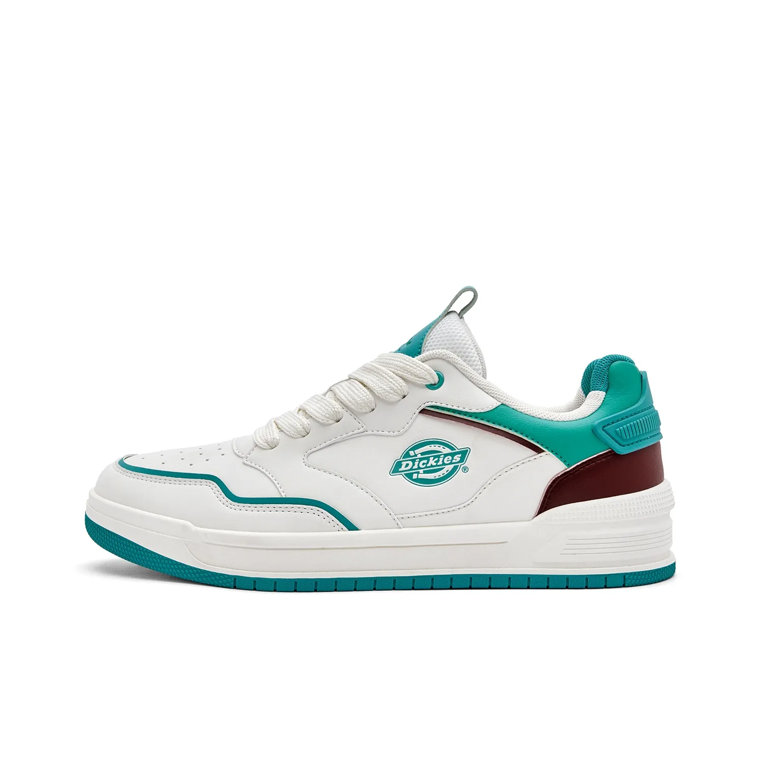 Dickies Low Top Skateboard Shoes Men's White Lake Blue