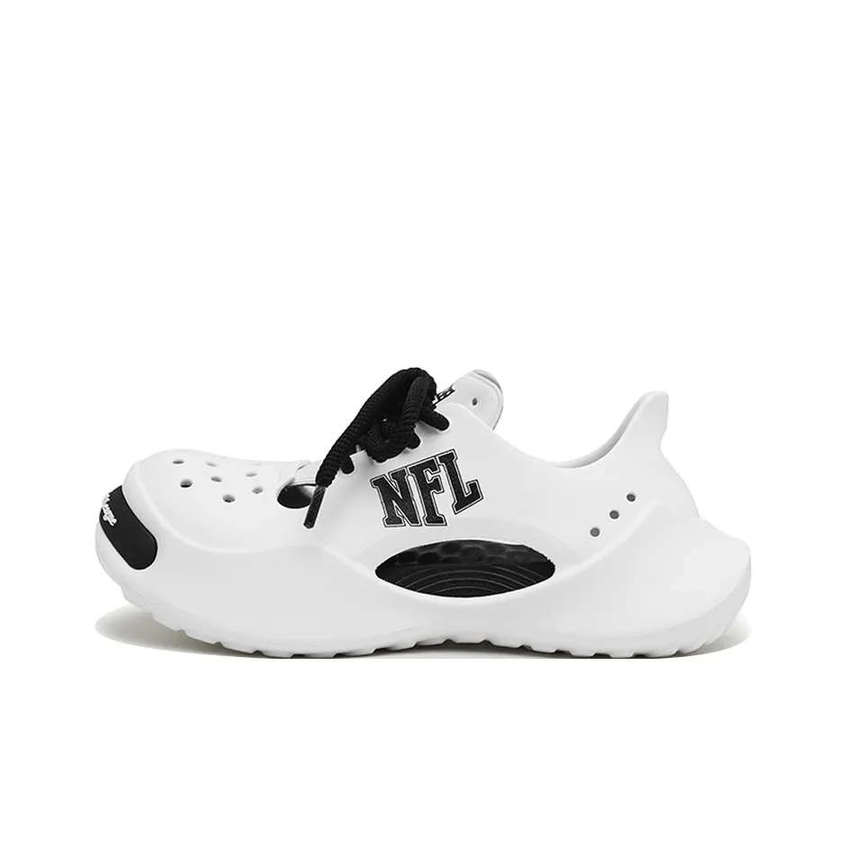 NFL Basic Emblem Series Открыто Ended Laughter Low Топ Повседневная обувь Унисекс Белый черный