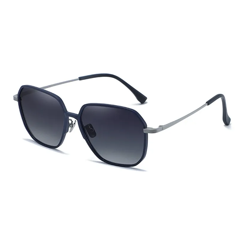 PRETTYALLUSION TR/Memory Plastic Grilamid TR90 Irregular Shape M3122 Sunglasses Men's