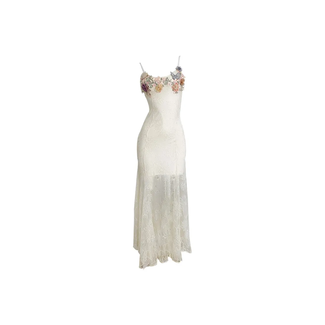 PAZZO Цветочный Туманный Абрикос Женские Слиплатья