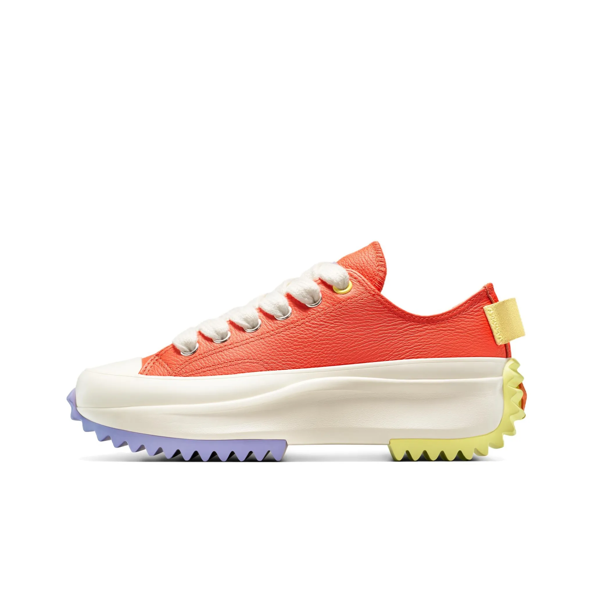 converse UNDEFEATED Run Star Hike Anti Slip Wear Resistant Low Top Casual Shoes Women's Vermilion