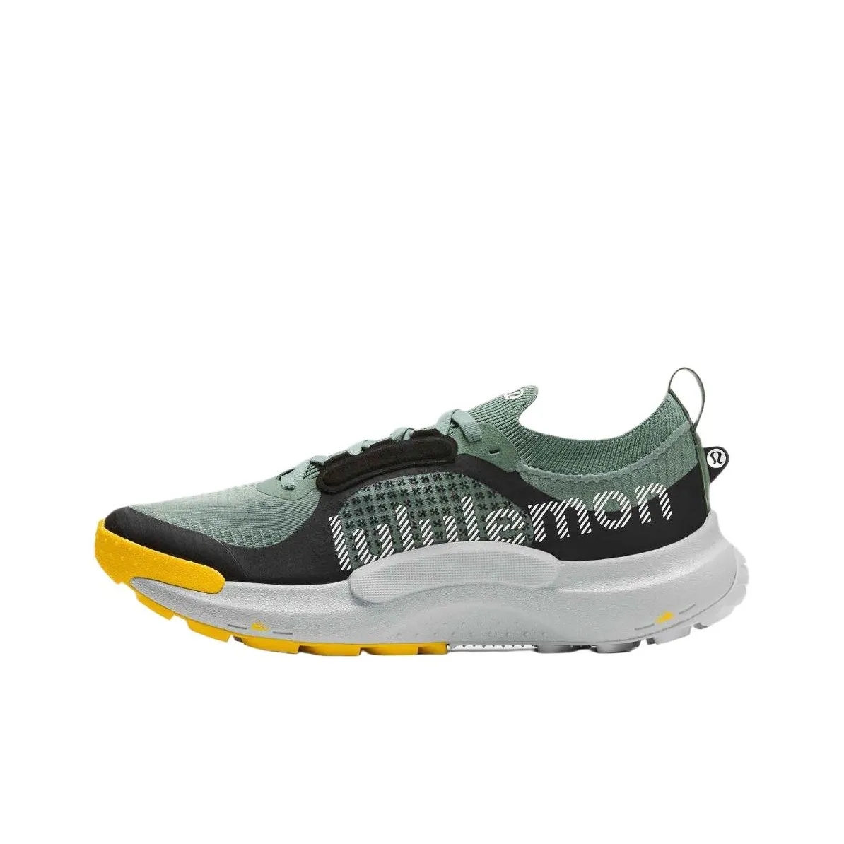 Lululemon Anti Slip Wear Resistant Low Top Trail Running One shoes Men's Gray Eucalyptus